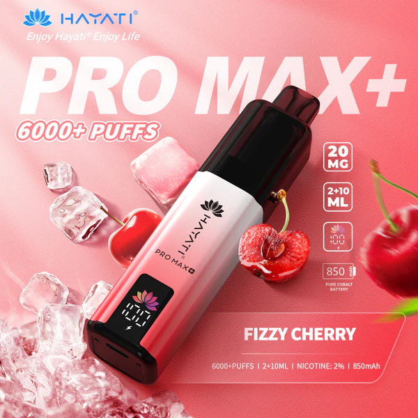 π Hayati Pro Max+ 6K β Fizzy Cherry
