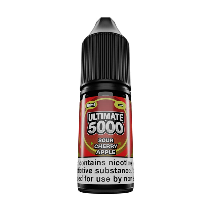 Ultimate 5000 Bar Salt Sour Cherry Apple 10ml E-Liquid By Ultimate Juice