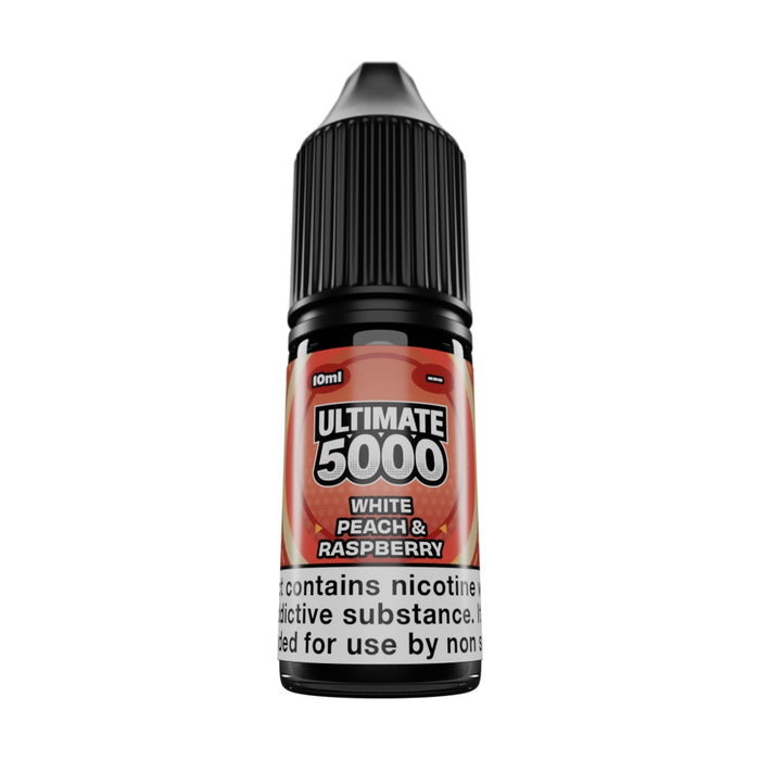 Ultimate 5000 Bar Salt Whhite Peach & Raspberry 10ml E-Liquid By Ultimate Juice