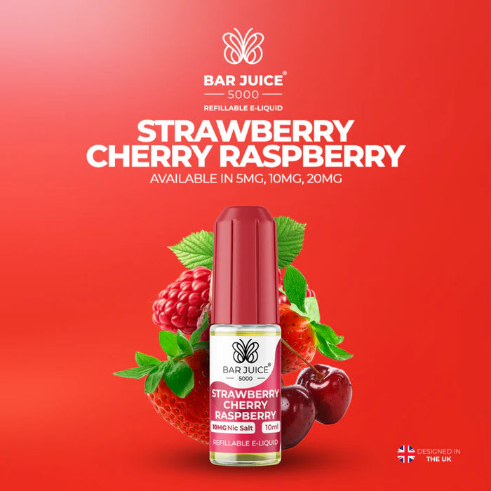 Bar Juice E-Liquid Strawberry Cherry Raspberry