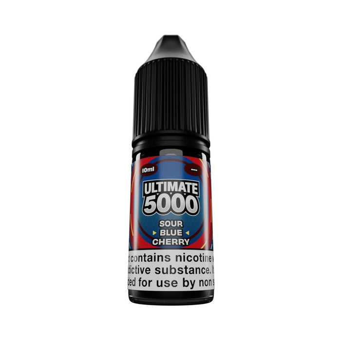Ultimate 5000 Bar Salt Sour Blue Cherry 10ml E-Liquid By Ultimate Juice