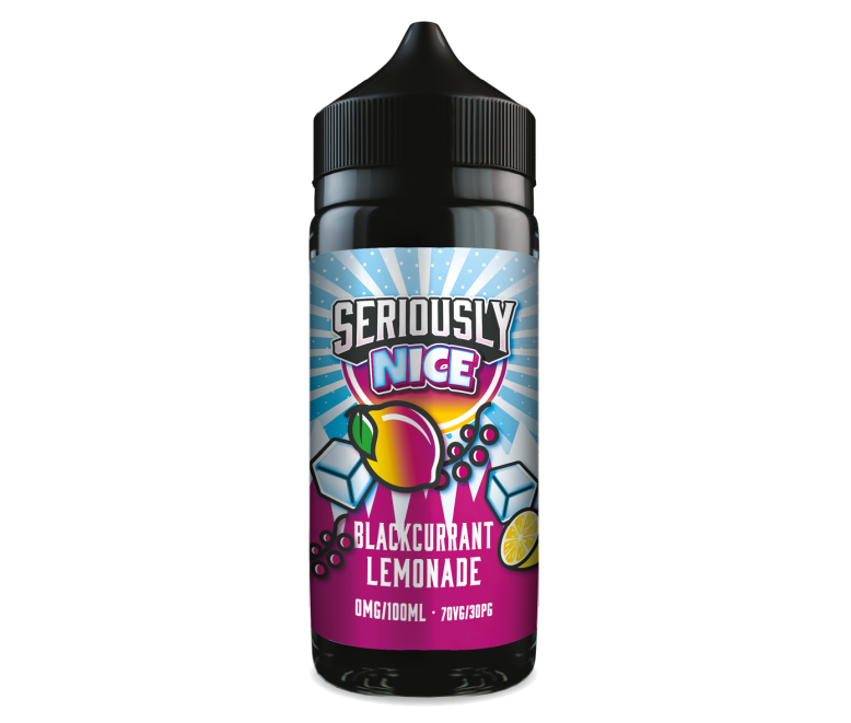 Seriously nICE by Doozy Vape Co | Blackcurrant Lemonade | 100ml Shortfill | 0mg