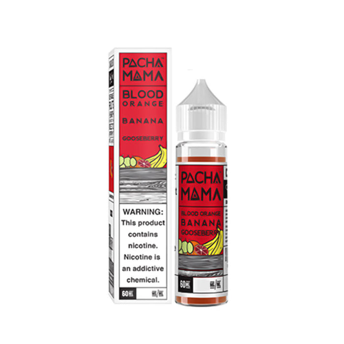 Pacha Mama | Blood Orange, Banana Gooseberry | 50ml Shortfill | 0mg Nicotine