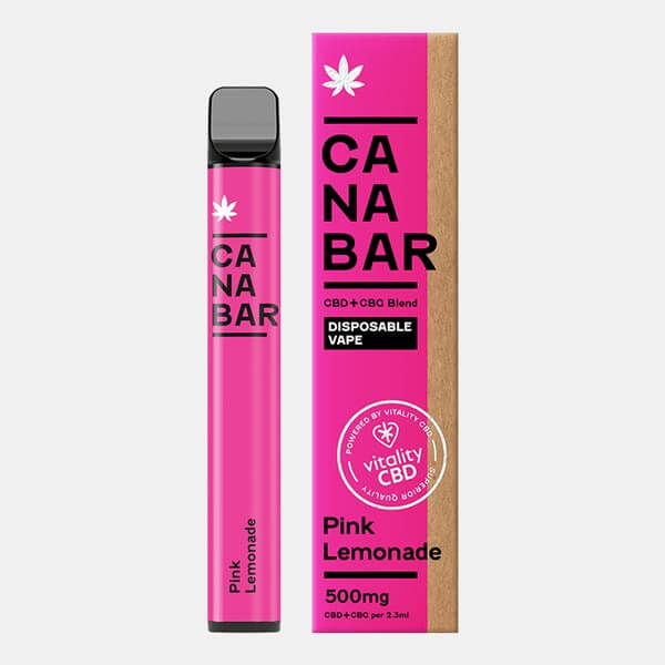 Canabar Pink Lemonade Flavour 500mg