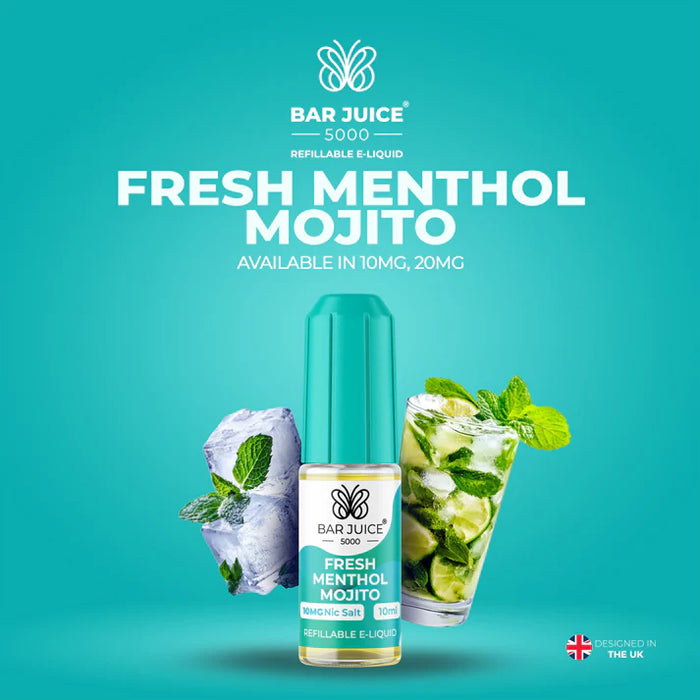 Bar Juice E-Liquid  Fresh Menthol Mojito