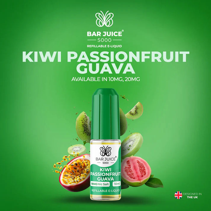 Bar Juice E-Liquid  Kiwi Passionfruit Guava