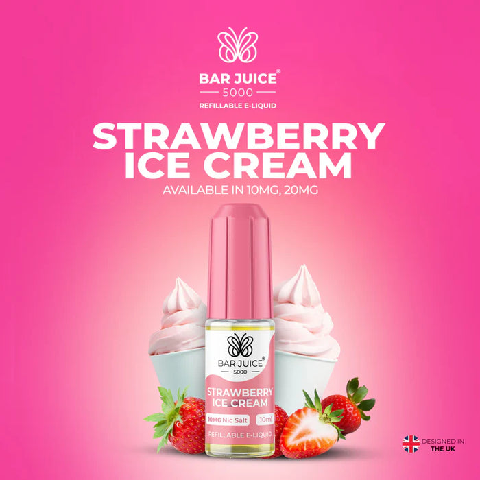 Bar Juice E-Liquid  Strawberry Ice Cream