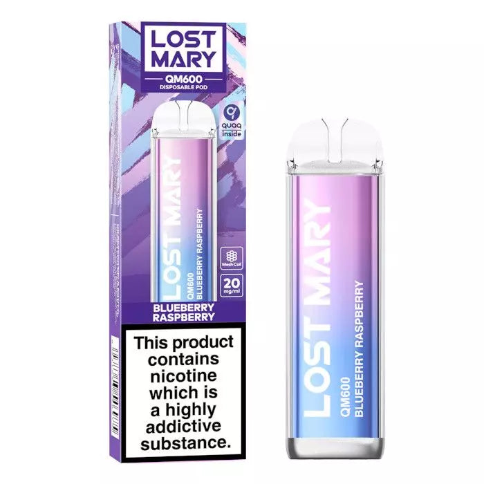 LOST MARY QM600 Disposable Vape - Blueberry Raspberry