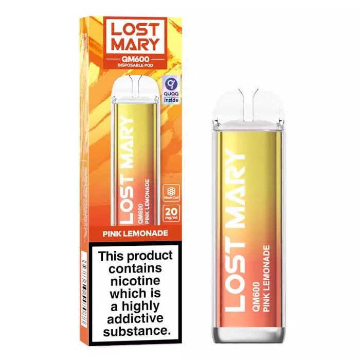 LOST MARY QM600 Disposable Vape - Pink Lemonade