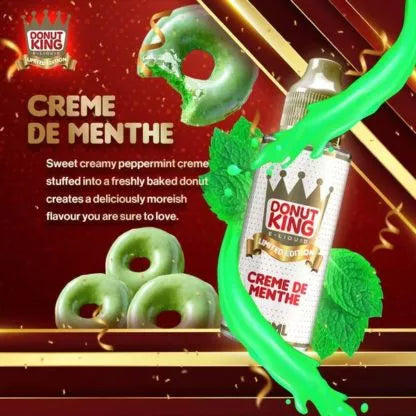 Donut King | Creme De Menth | 100ml Shortfill | 0mg Nicotine