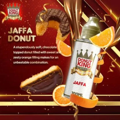 Donut King | Jaffa | 100ml Shortfill | 0mg Nicotine