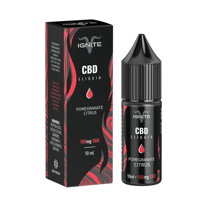 IGNITE CBD | Pomegranate Citrus | CBD E-Liquid 10ml