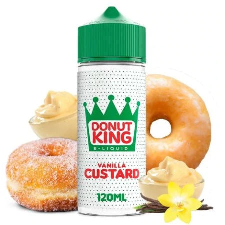 Donut King | Vanilla Custard | 100ml Shortfill | 0mg Nicotine