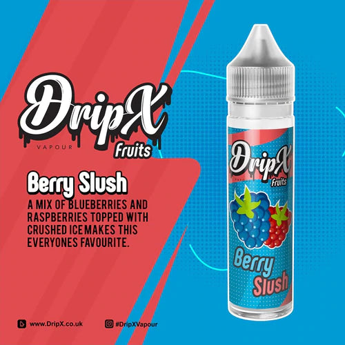 DripX Vapour | Berry Slush | 50ml Shortfill | 0mg Nicotine