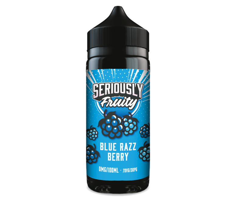 Seriously Fruity by Doozy Vape Co | Blue Razz Berry | 100ml Shortfill | 0mg