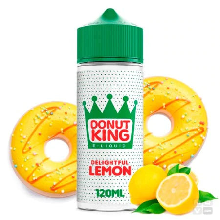 Donut King | Delightful Lemon| 100ml Shortfill | 0mg Nicotine