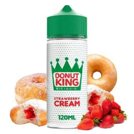 Donut King | Strawberry Cream | 100ml Shortfill | 0mg Nicotine