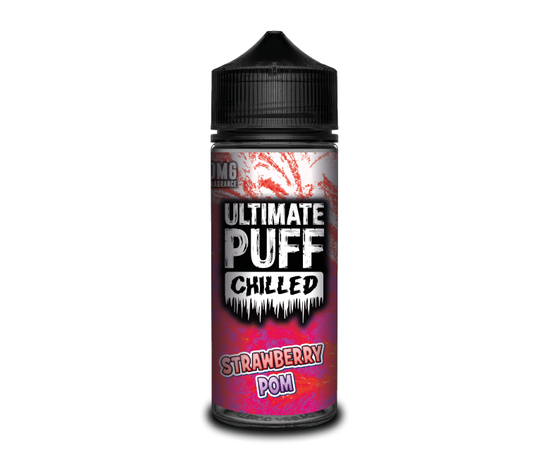 Ultimate Puff Chilled | Strawberry Pom | 100ml Shortfill | 0mg Nicotine